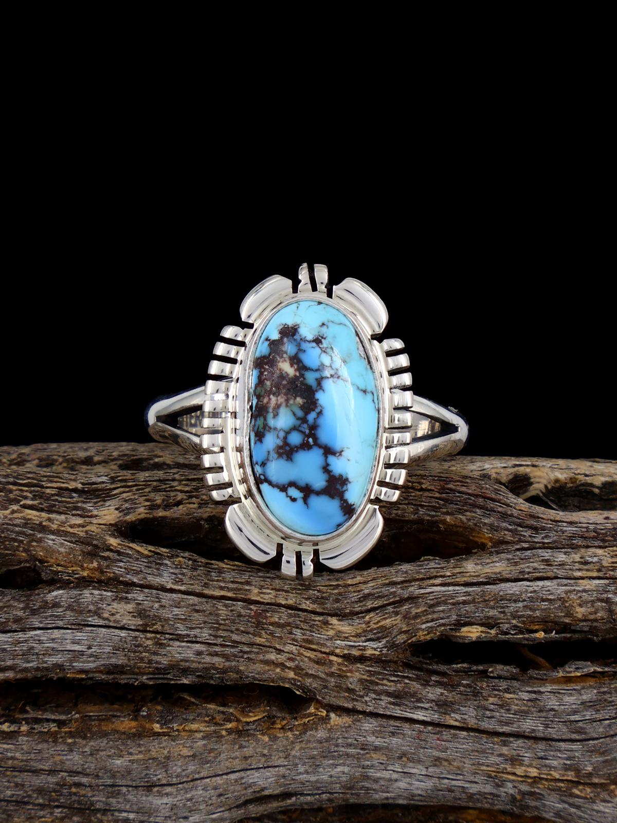 Golden Hill Turquoise Ring, Size 7 - PuebloDirect.com