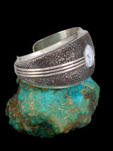 Old Estate Hollow Form Sterling Silver Cuff Watch Bracelet - PuebloDirect.com