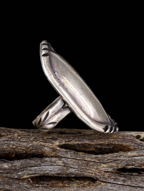 Estate Old Southwest Sterling Silver Ring, Size 7 - PuebloDirect.com