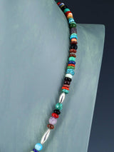 22" Navajo Single Strand Multistone Necklace