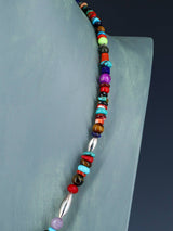 22" Navajo Single Strand Multistone Necklace