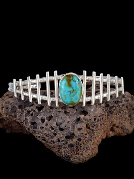 Native American Jewelry Turquoise Cuff Bracelet - PuebloDirect.com