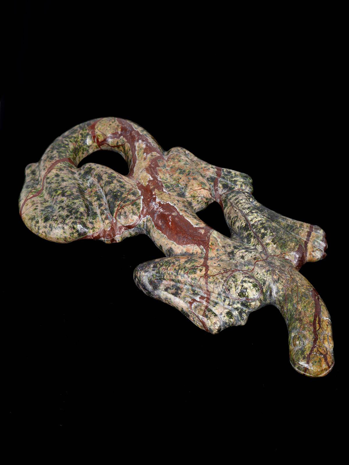 Serpentine Lizard Zuni Fetish - PuebloDirect.com