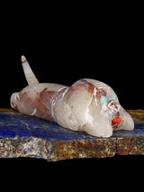 Calcite Dog Zuni Fetish - PuebloDirect.com