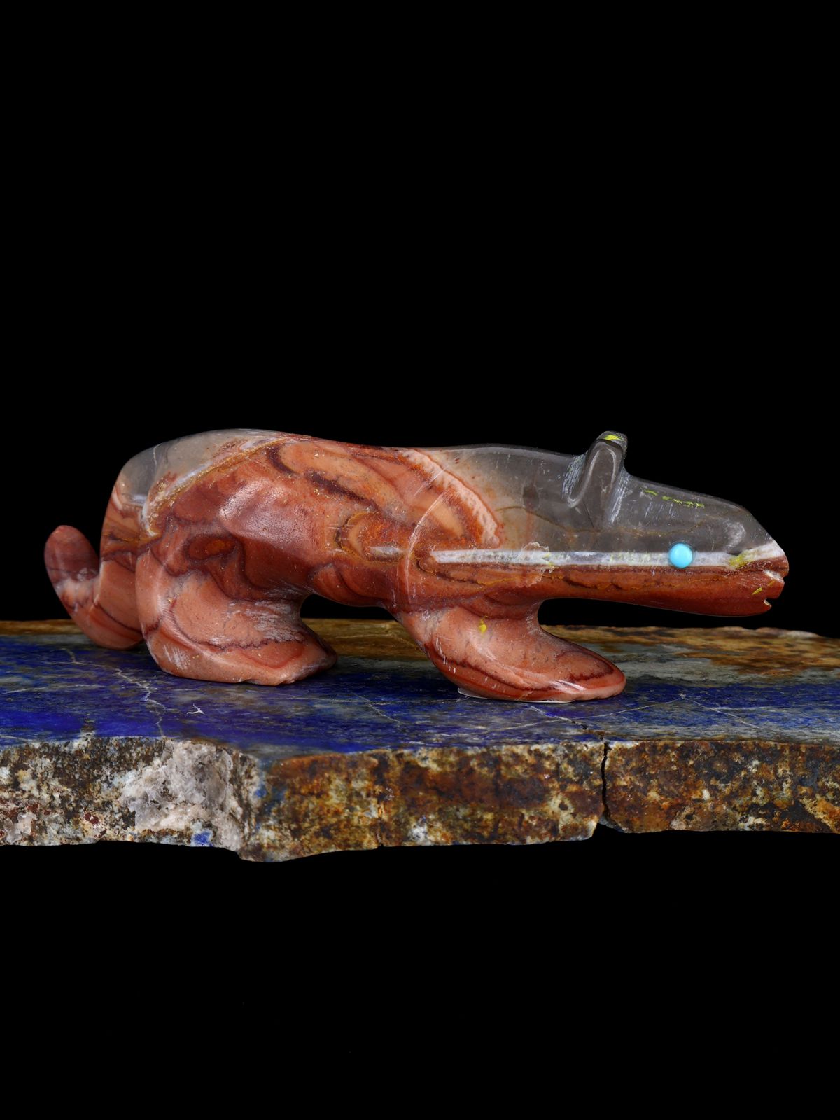 Rolling Hills Dolomite Mountain Lion Zuni Fetish - PuebloDirect.com