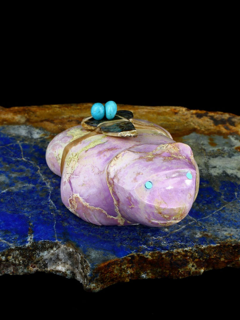 Dyed Marble Frog Zuni Fetish - PuebloDirect.com