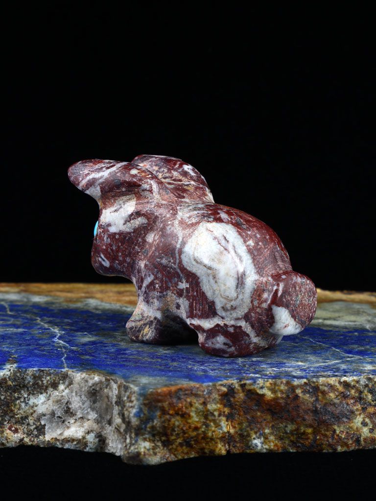 Marble Rabbit Zuni Fetish - PuebloDirect.com