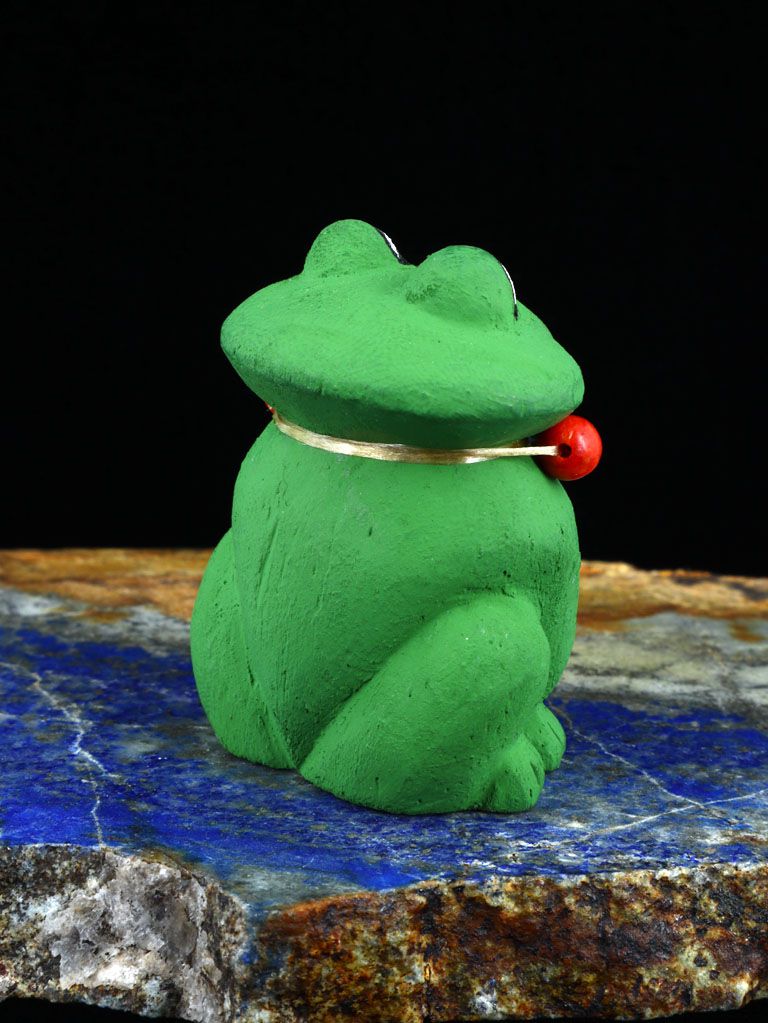 Wood Frog Zuni Fetish - PuebloDirect.com