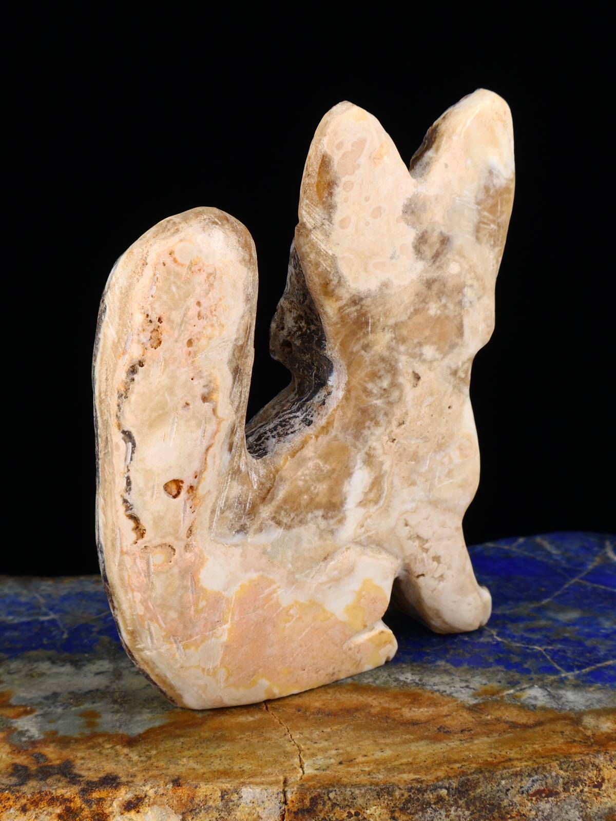 Marble Scaredy Cat Zuni Fetish