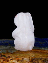 White Marble Rabbit Zuni Fetish