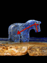 Lapis Horse Zuni Fetish
