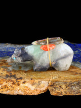 Fluorite Bear Zuni Fetish