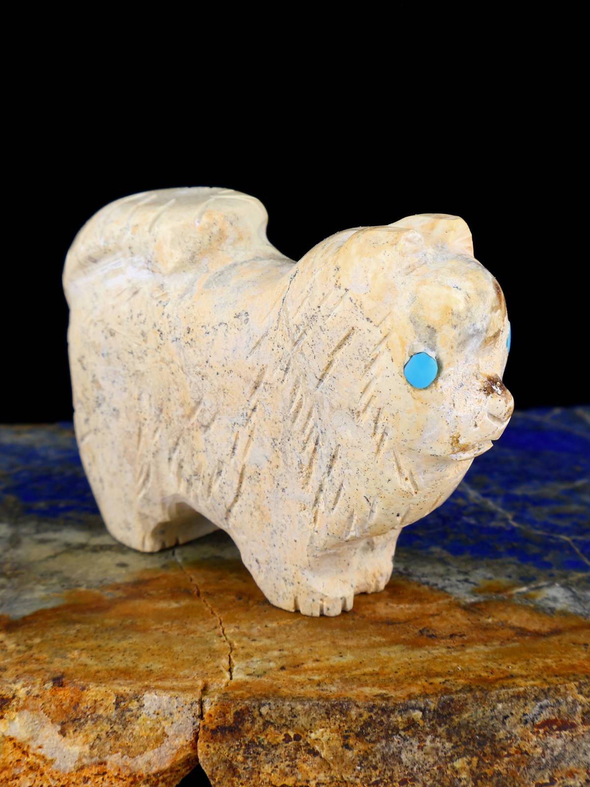Serpentine Dog Zuni Fetish