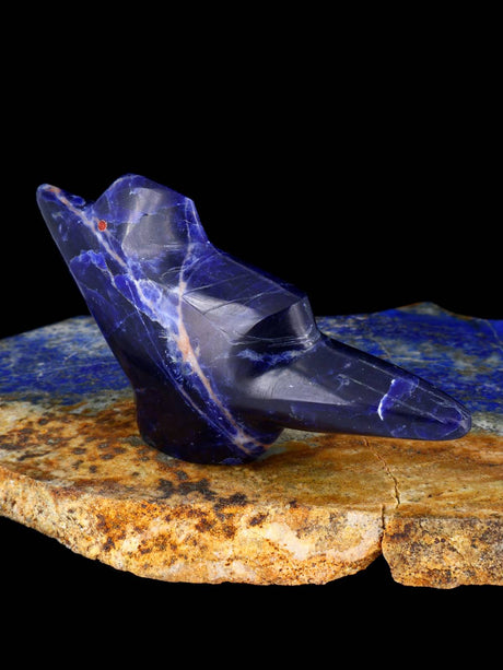 Sodalite Bird Zuni Fetish