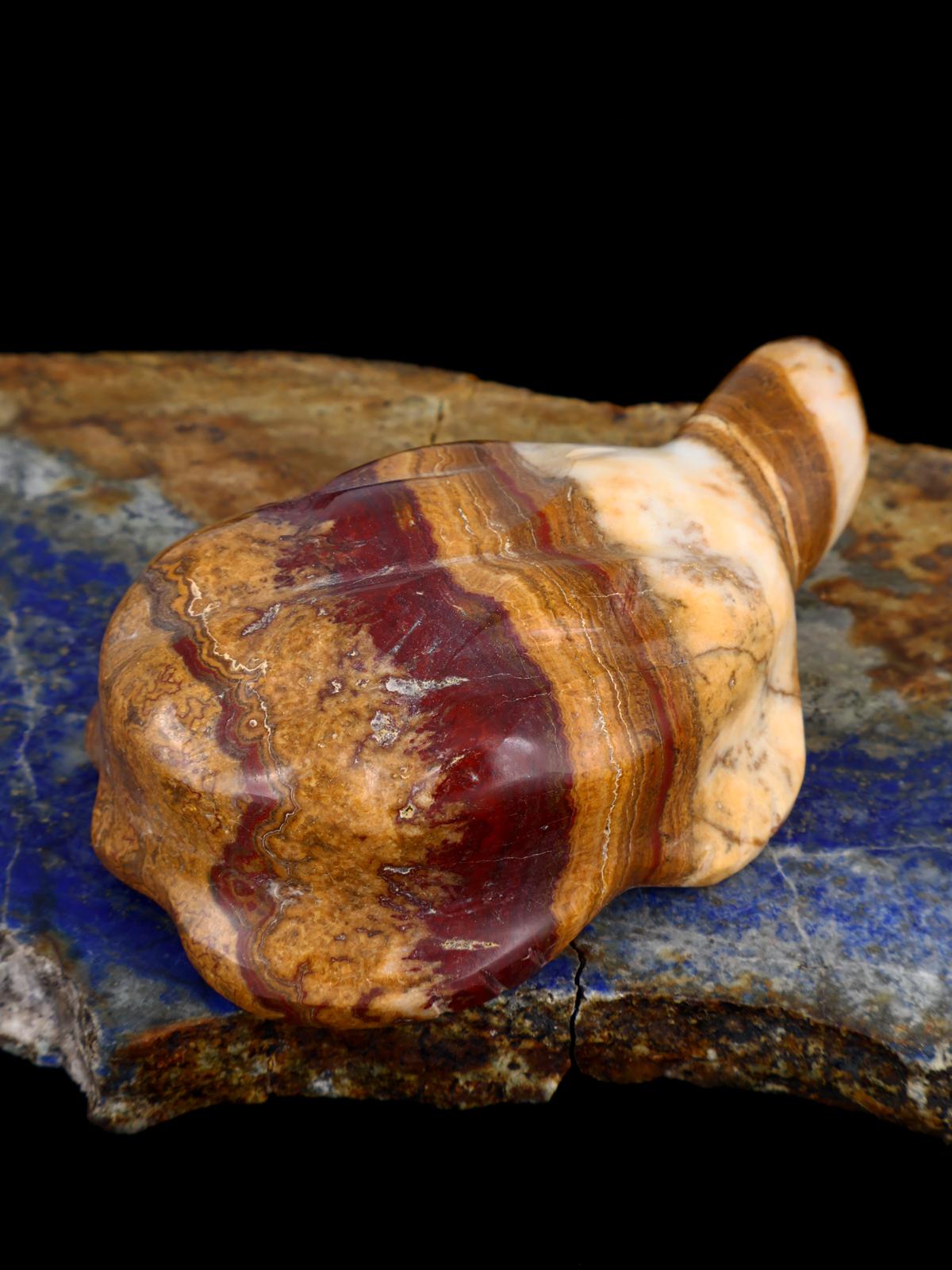 Onyx Turtle Zuni Fetish