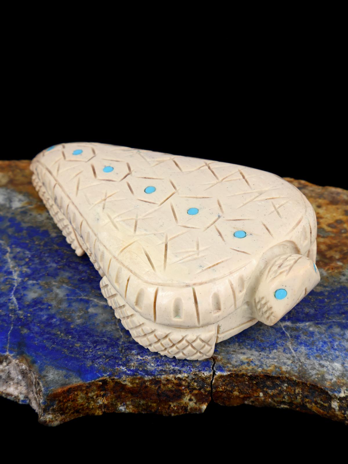 Serpentine Turtle Zuni Fetish - PuebloDirect.com