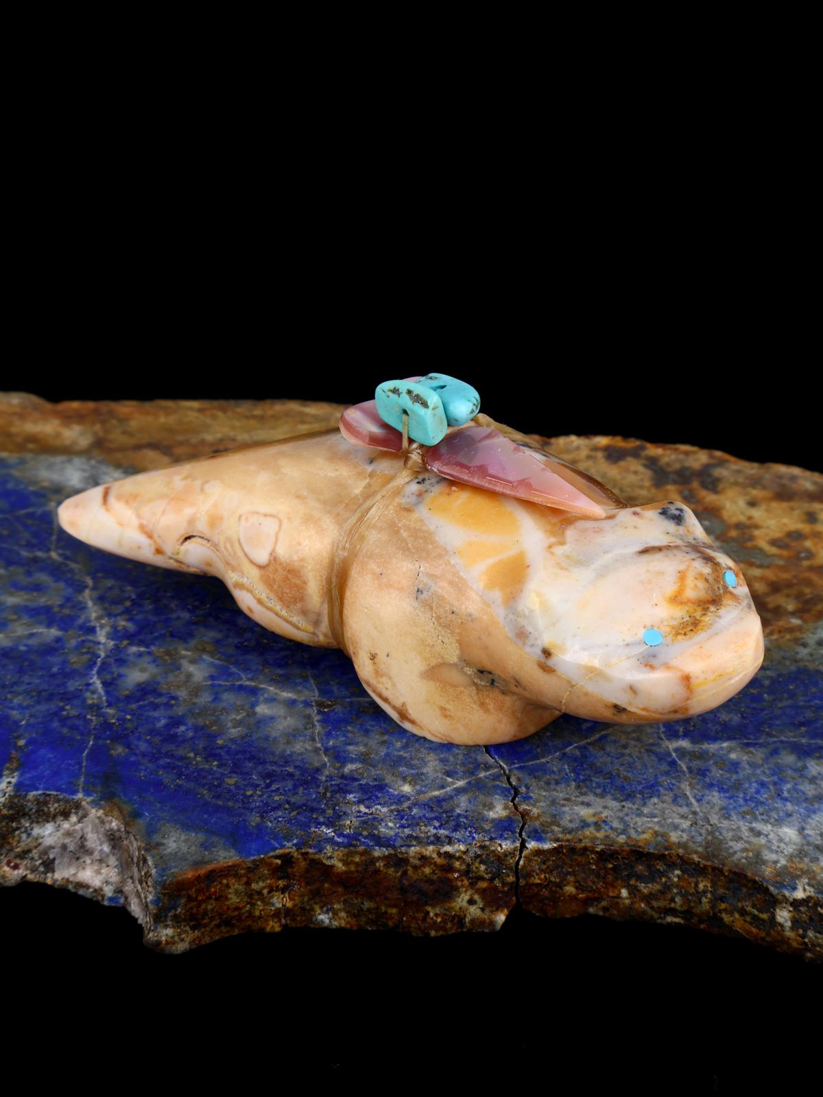 Miel Onyx Tortue Zuni Fétiche