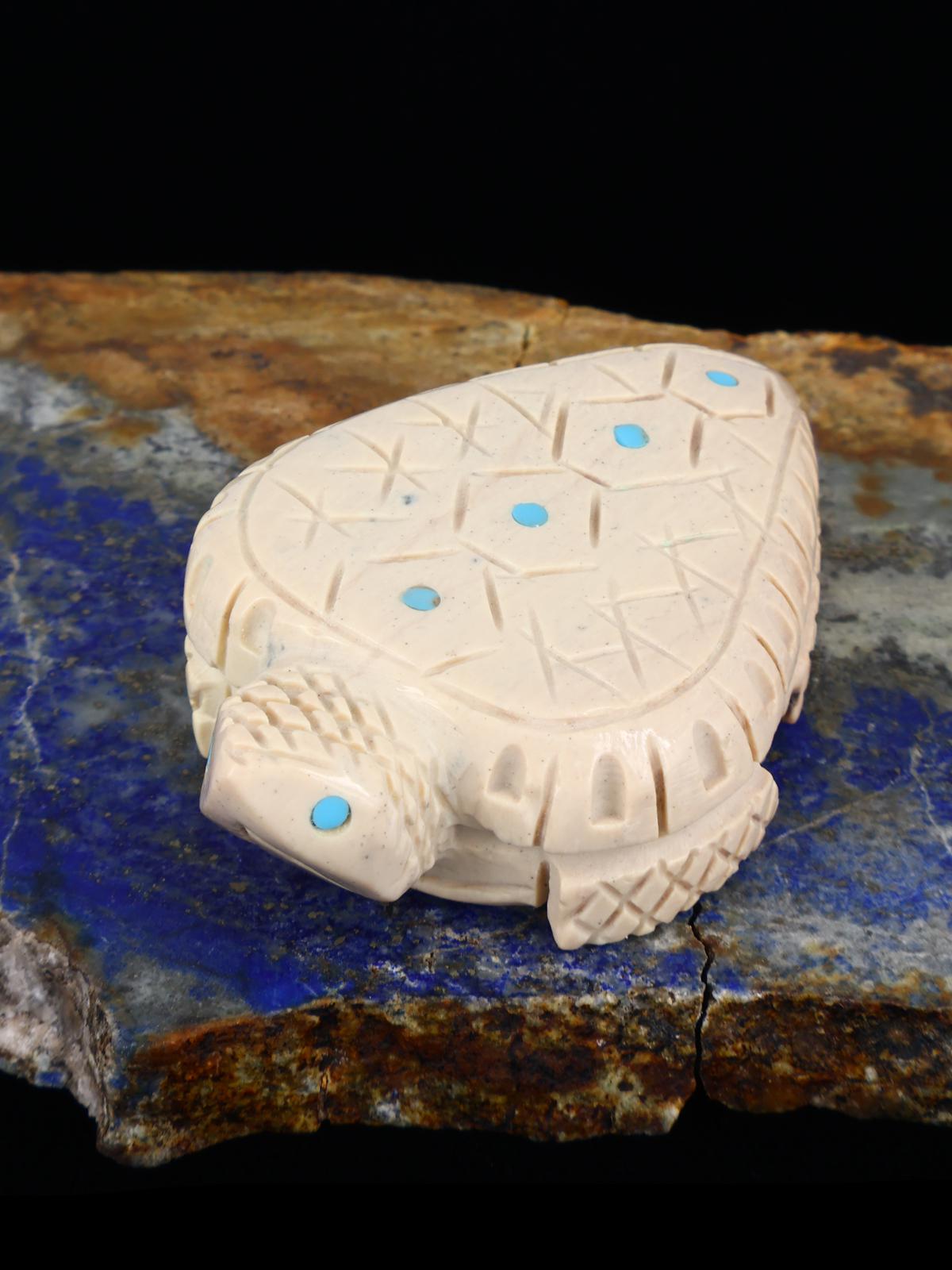 Serpentine Turtle Zuni Fetish