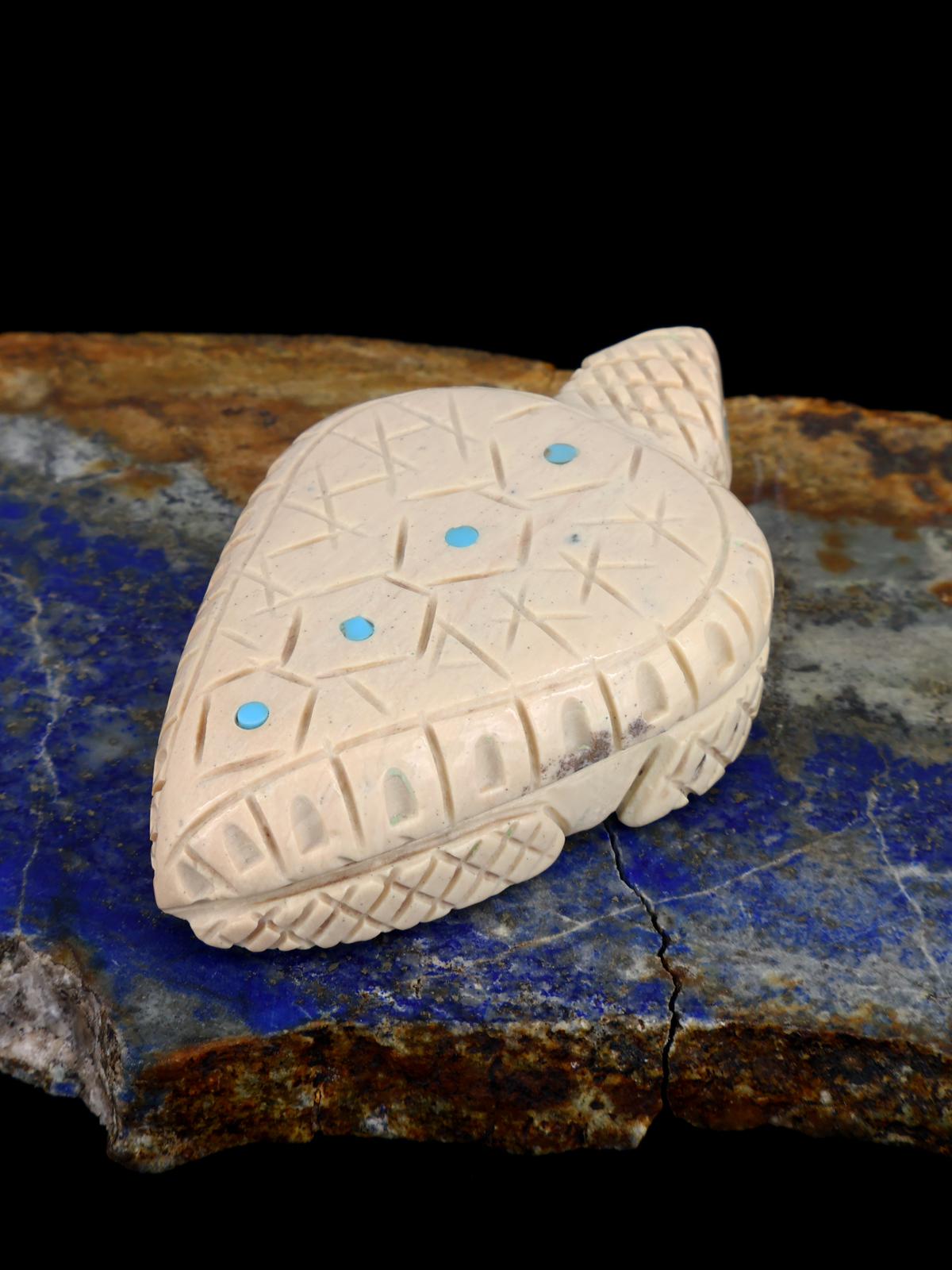 Serpentine Turtle Zuni Fetish