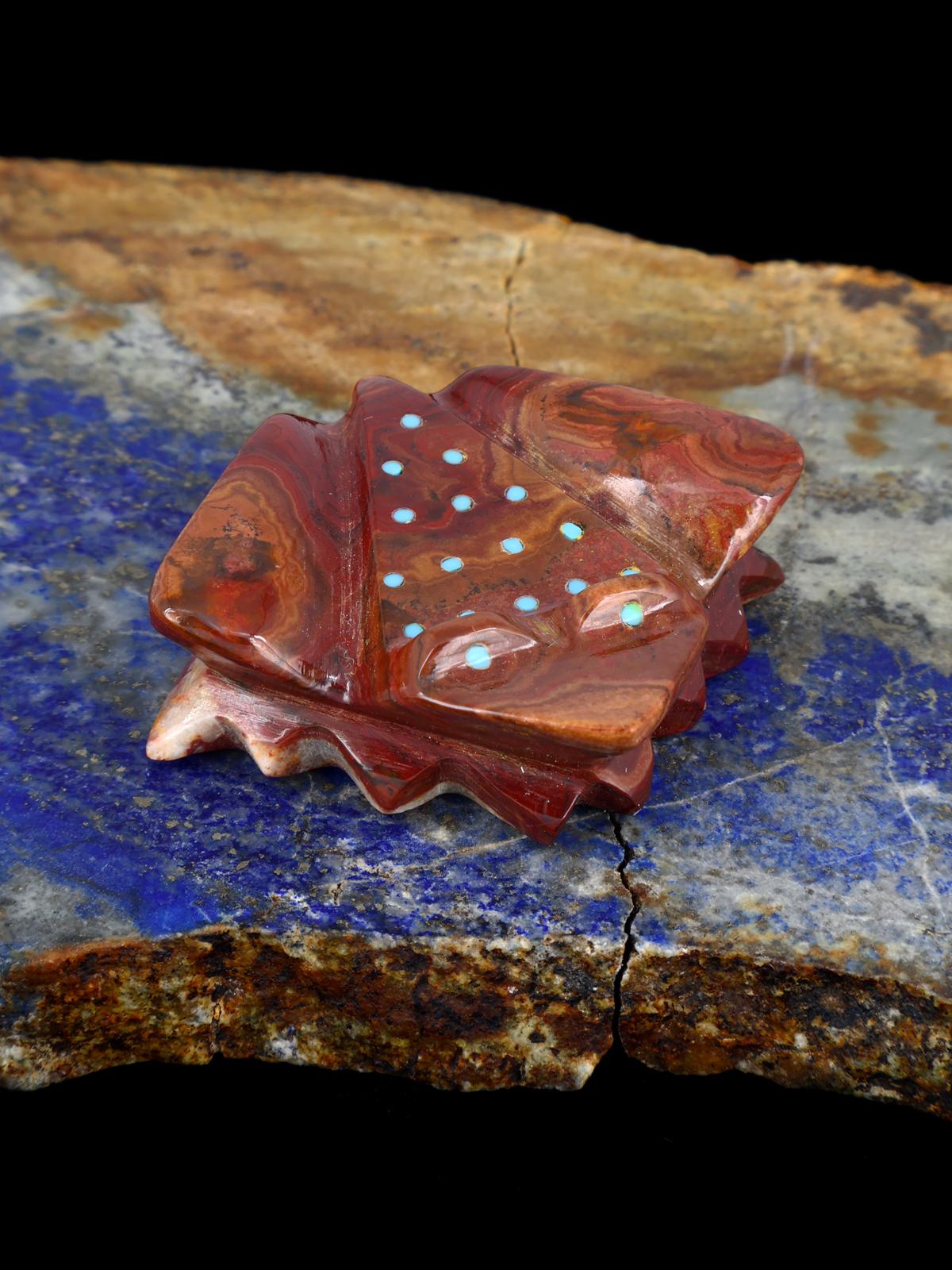 Onyx Frog Zuni Fetish - PuebloDirect.com