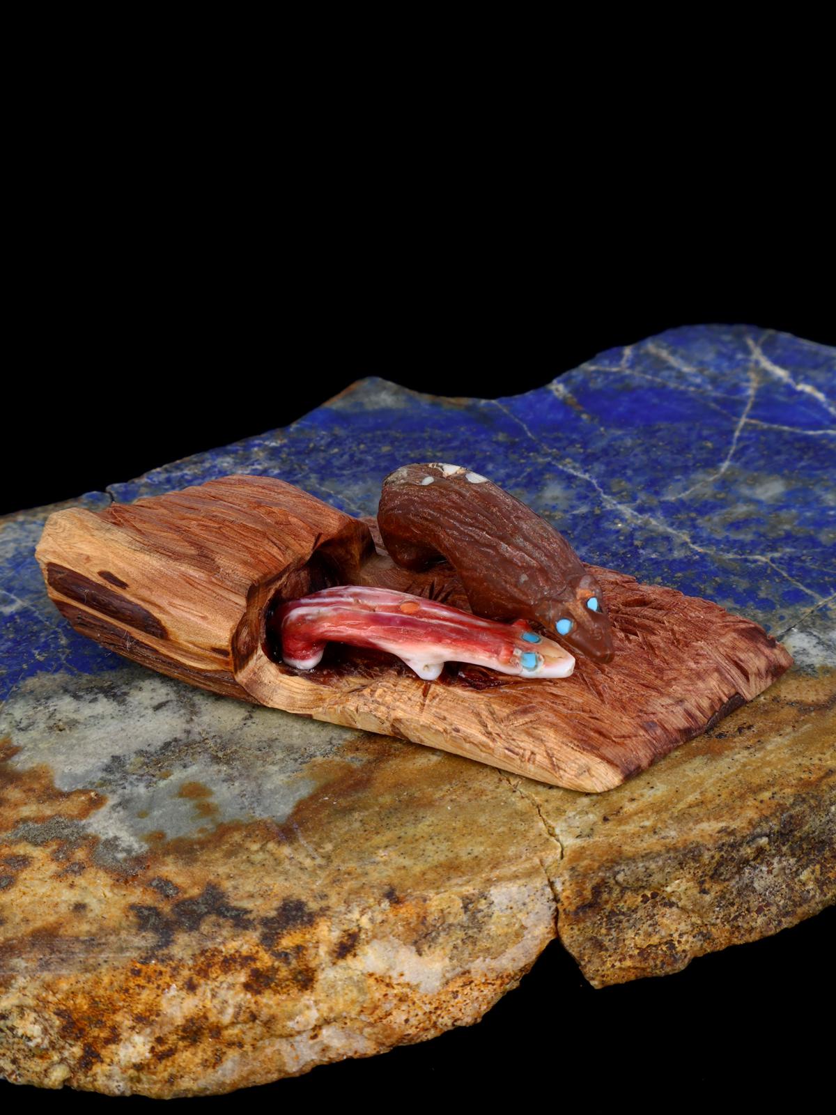 Badger Family Zuni Fetish - PuebloDirect.com