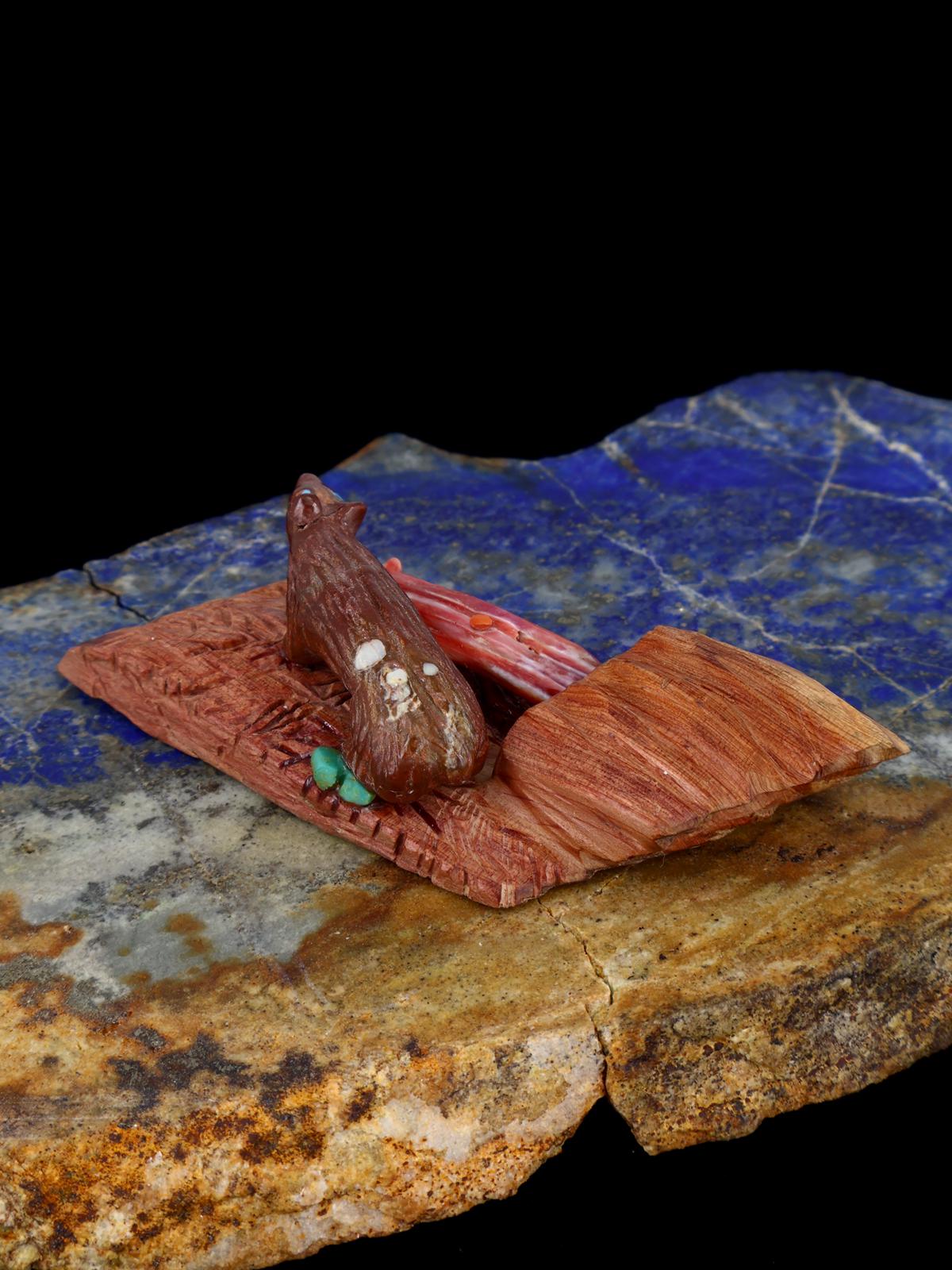 Badger Family Zuni Fetish - PuebloDirect.com