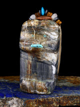 Picasso Marble Bear Zuni Fetish - PuebloDirect.com