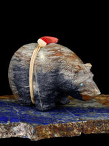 Picasso Marble Bear Zuni Fetish