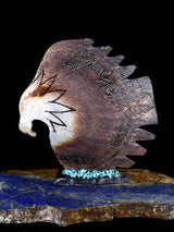 Abalone Eagle/Maiden Zuni Fetish Carving