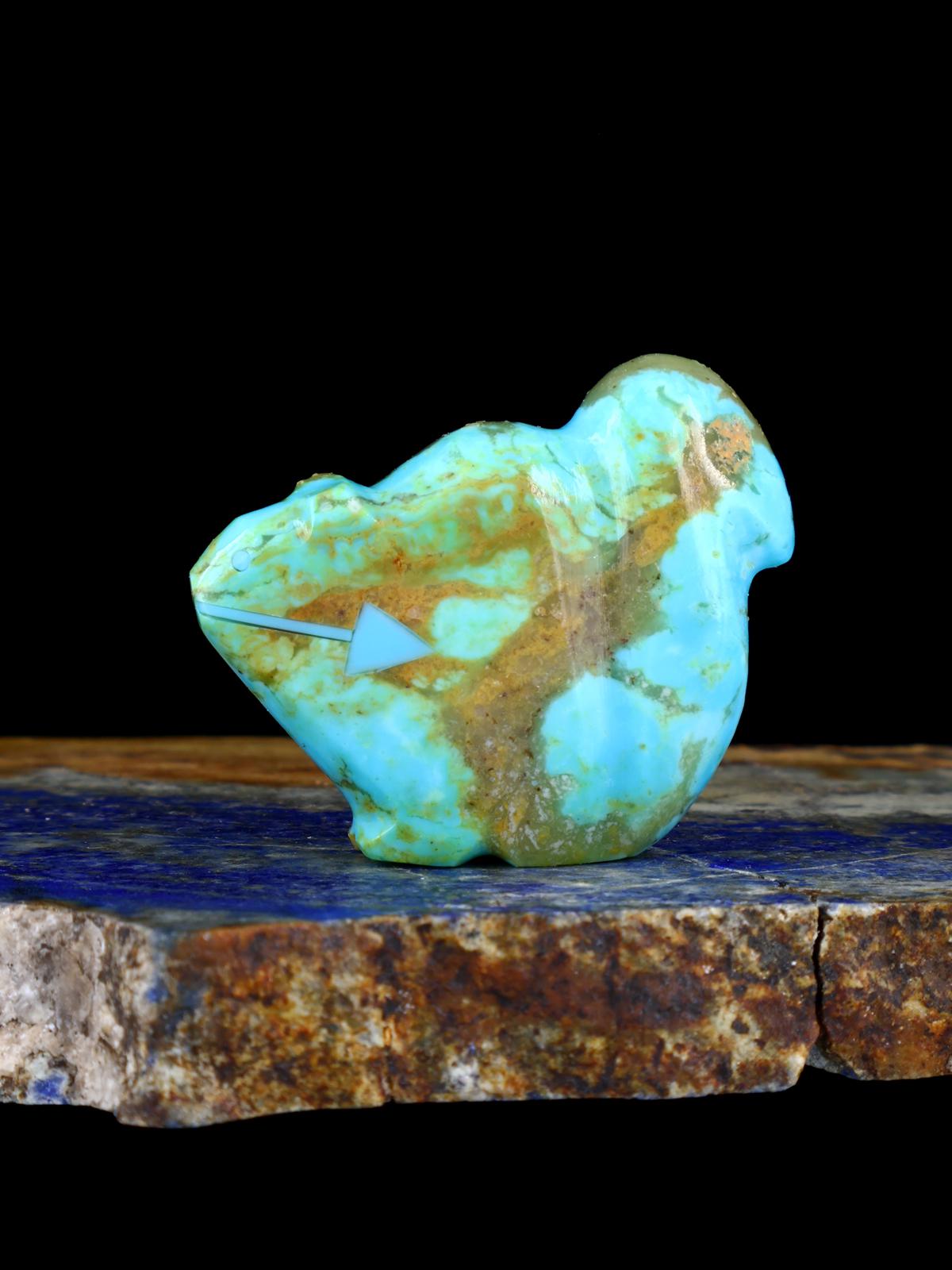 Turquoise Squirrel Zuni Fetish - PuebloDirect.com