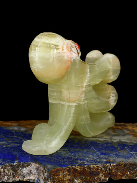 Pastèque Serpentine Poulpe Zuni Fétiche