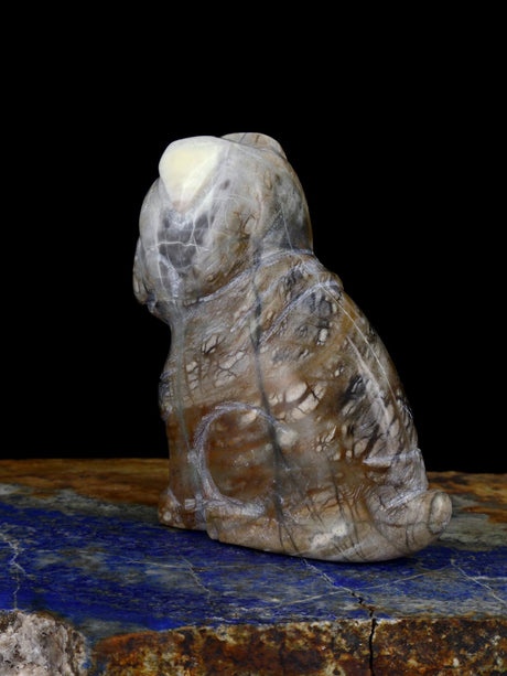 Picasso Marble Dog Zuni Fetish