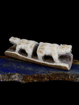 Antler Hippo Family Zuni Fetish - PuebloDirect.com