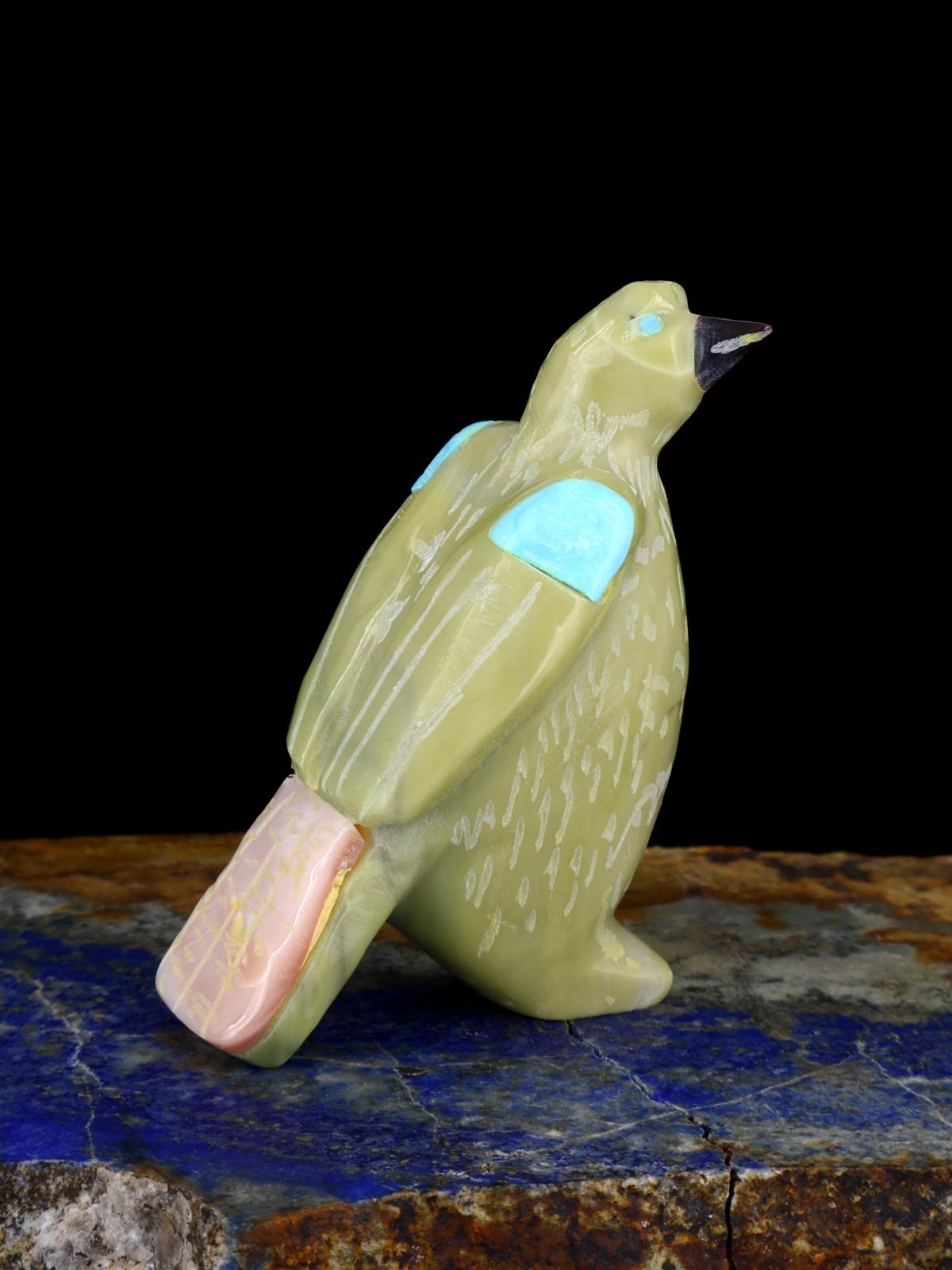 Serpentine Bird Zuni Fetish