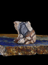 Picasso Marble Owl Zuni Fetish