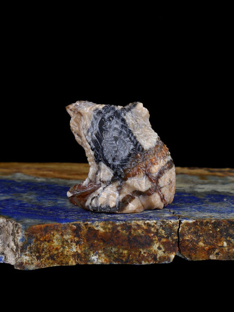 Picasso Marble Owl Zuni Fetish