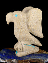 Travertine Bird Zuni Fetish
