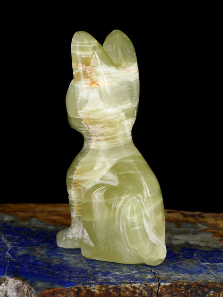 Onyx Dog Zuni Fetish