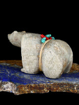 Picasso Marble Bear Zuni Fetish