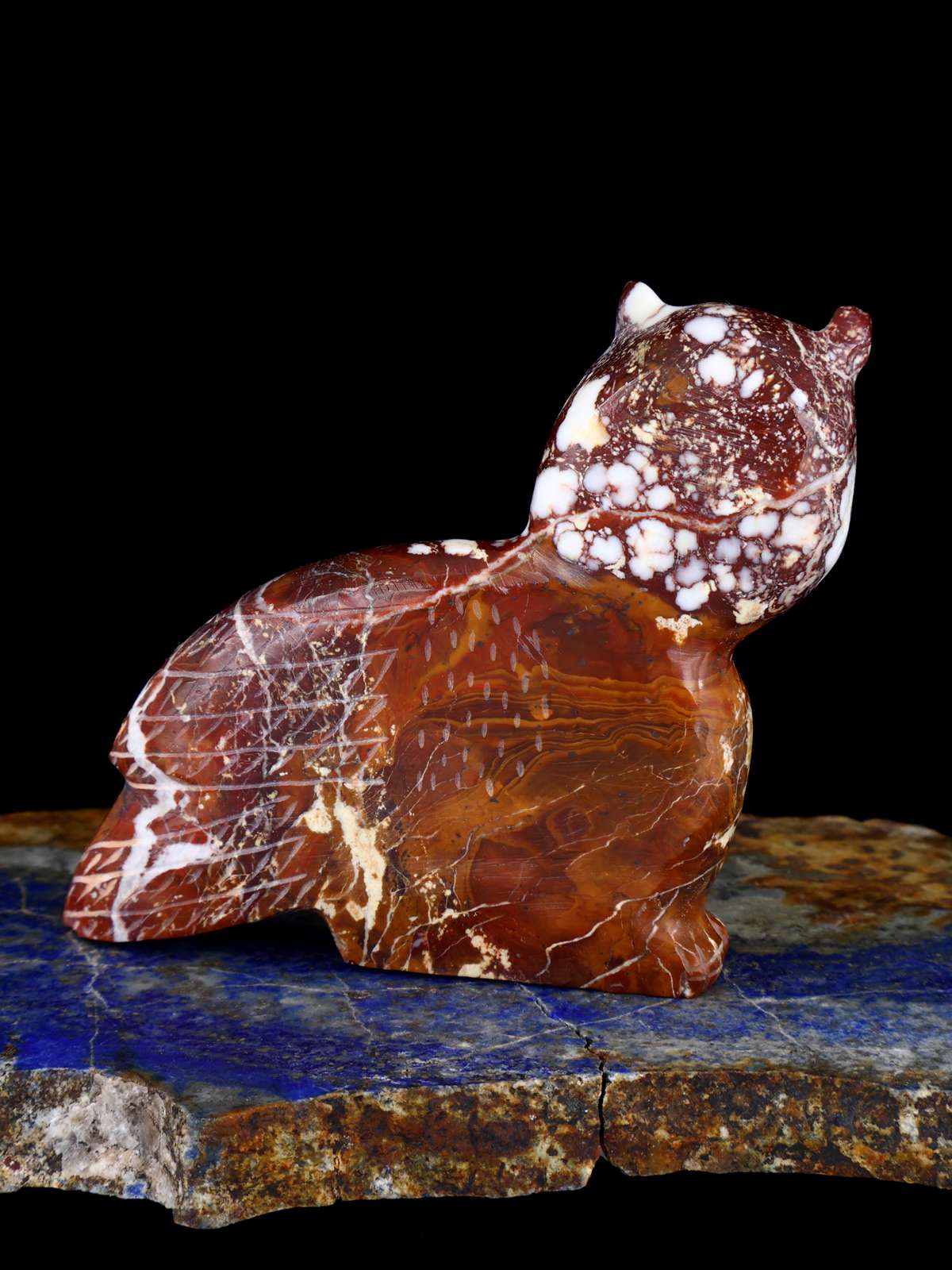 Wild Horse Owl Zuni Fetish - PuebloDirect.com