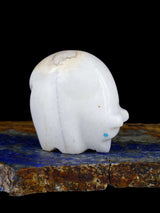 Marble Sunface Medicine Bear Zuni Fetish