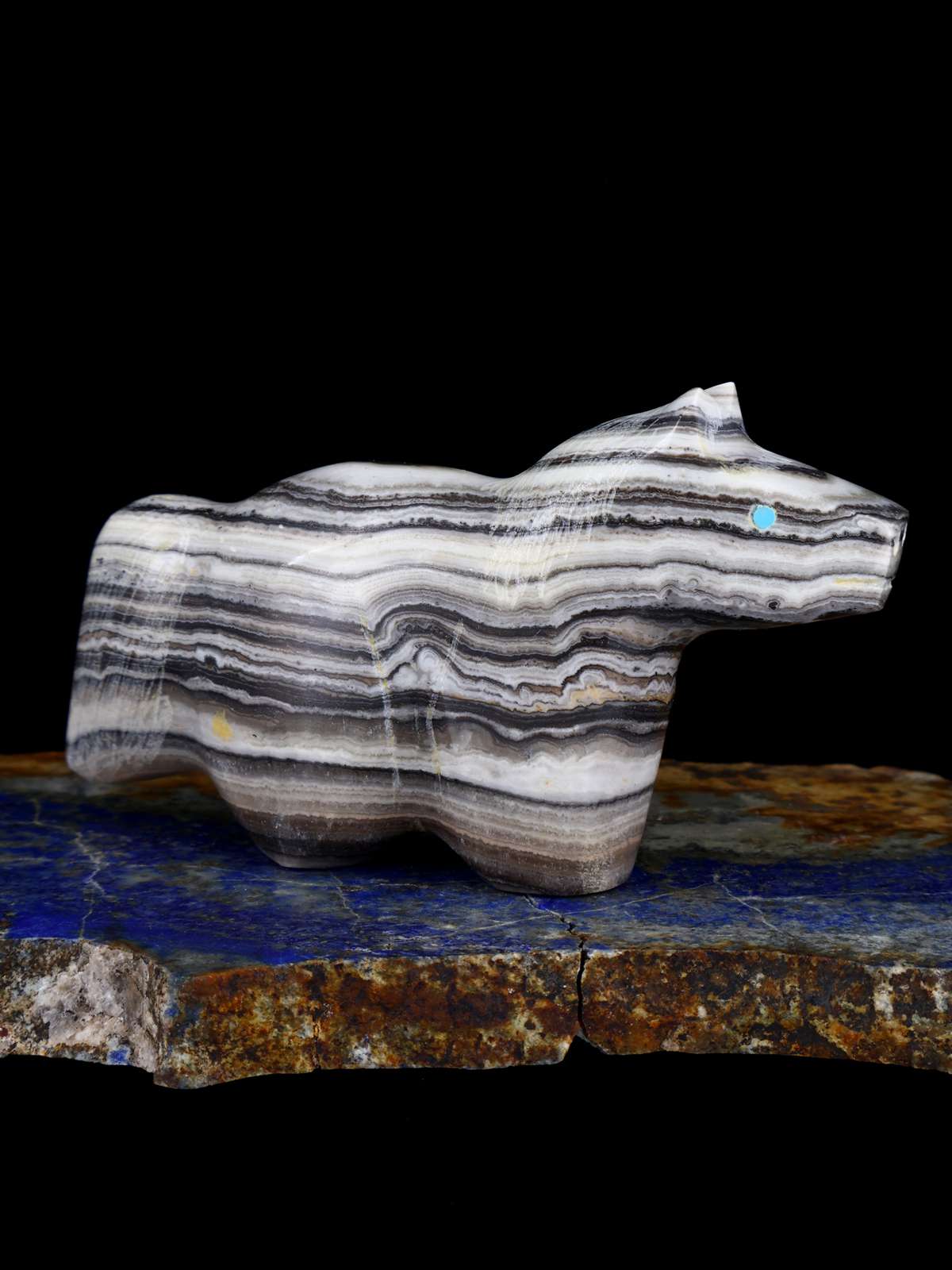 Fetiche Zuni del Caballo Serpentino