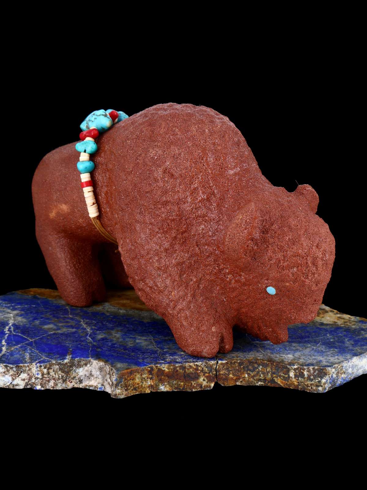 Sandstone Bison Zuni Fetish