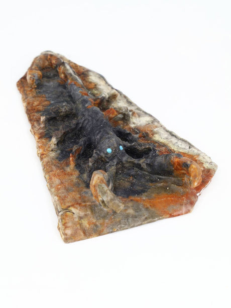 Picasso Marble Scorpion Zuni Fetish Carving - PuebloDirect.com