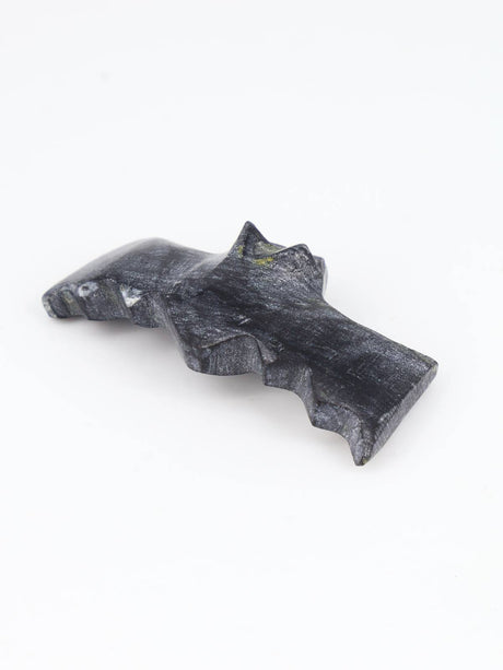 Black Marble Bat Zuni Fetish - PuebloDirect.com