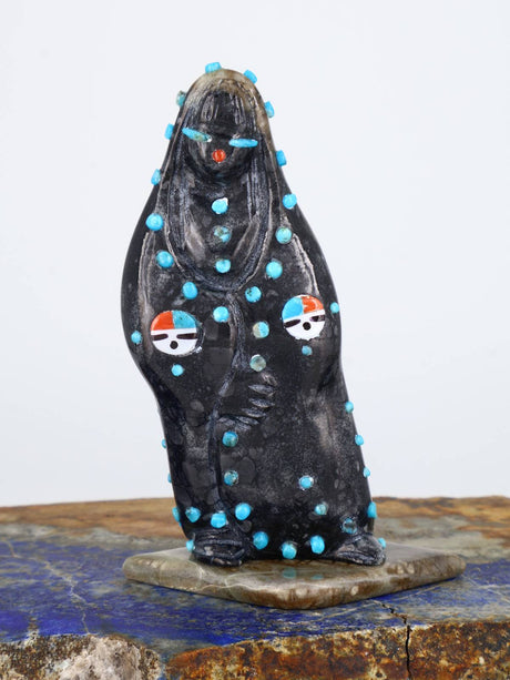 Picasso Marble Maiden Zuni Fetish - PuebloDirect.com