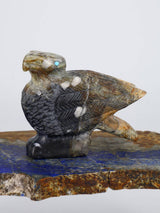 Picasso Marble Crow Zuni Fetish - PuebloDirect.com