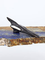 Black Marble Bird Zuni Fetish - PuebloDirect.com