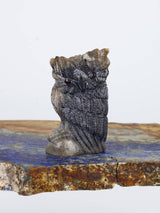 Picasso Marble Owl Zuni Fetish - PuebloDirect.com