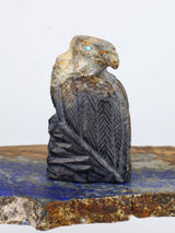 Picasso Marble Crow Zuni Fetish - PuebloDirect.com